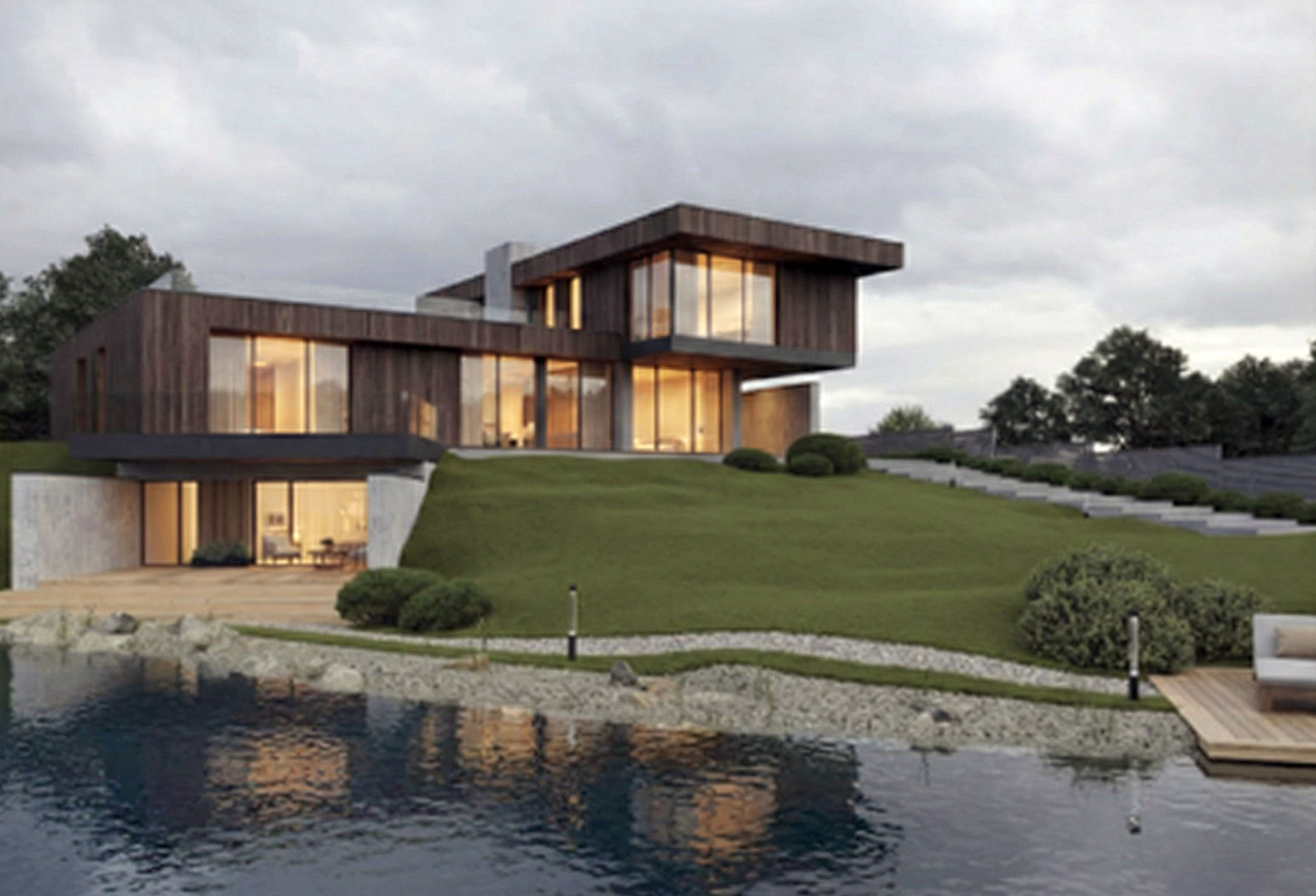 Современный дом