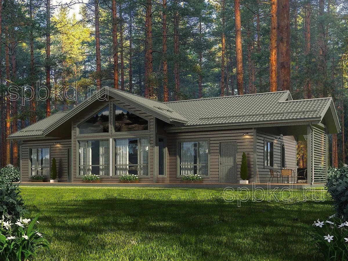 Финский каркасный дом "Проект Оржицы"