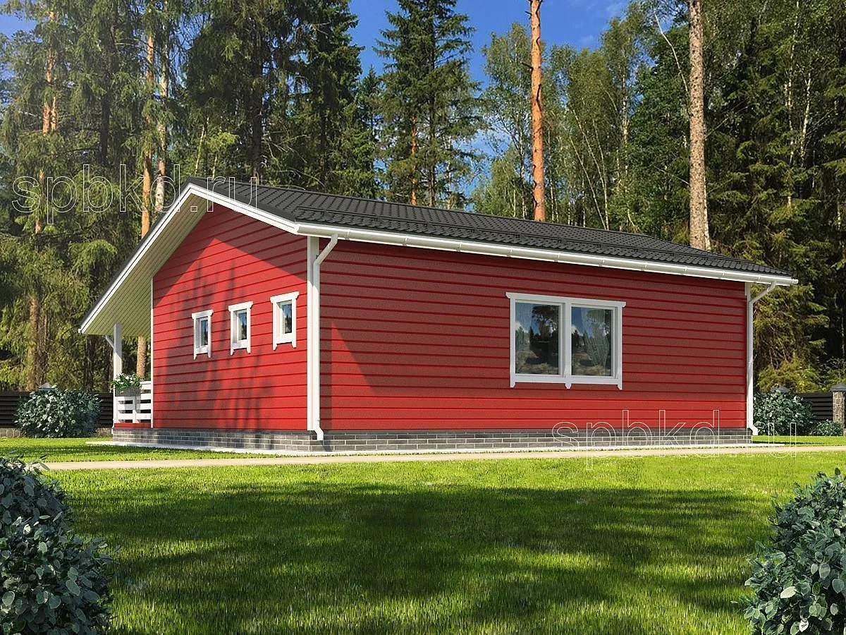 Финский каркасный дом "Кайгас-Классика"